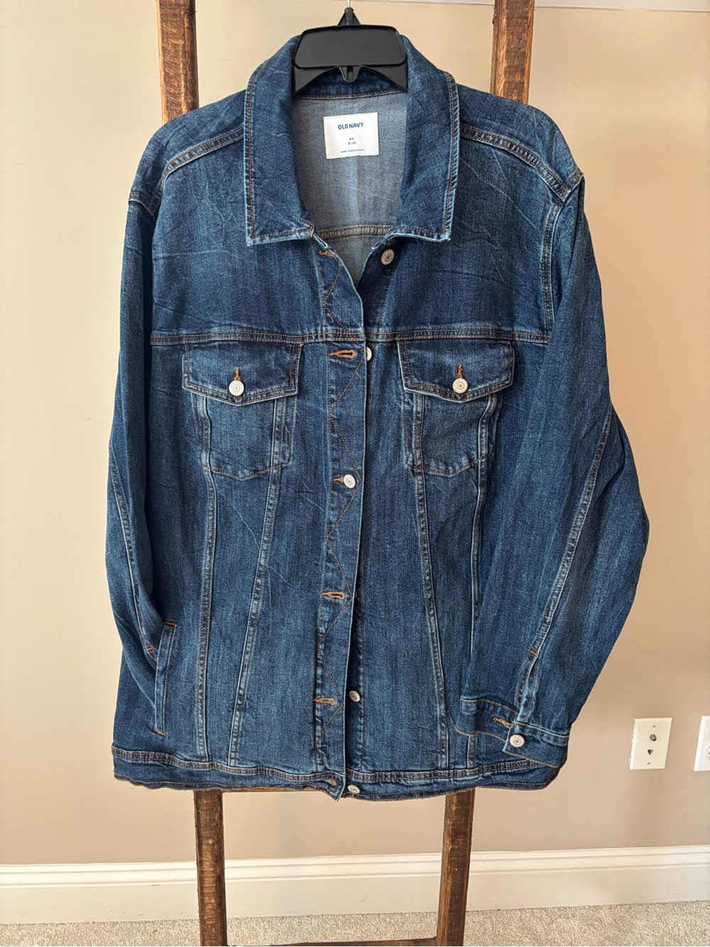 Old Navy Blue Denim Trucker Jacket